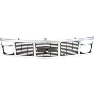 1988-1993 GMC Pickup Grille, Silver - Classic 2 Current Fabrication