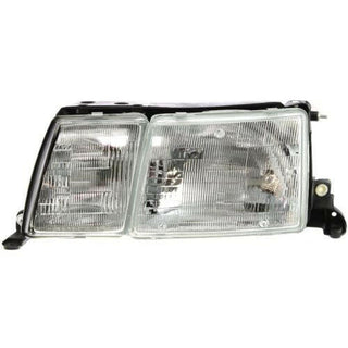 1990-1992 Volvo LS400 Head Light LH, Assembly, With Fog Lamp.