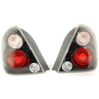 2002-2006 Nissan Altima Tail Light Assy., Carbon Fiber Housing, Clear & Red - Classic 2 Current Fabrication