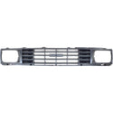 1984-1986 Toyota Pickup Grille, Black Shell/Silver Insert - Classic 2 Current Fabrication