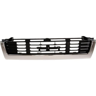 1989-1991 Toyota Pickup Grille, Chrome Shell/Black - Classic 2 Current Fabrication