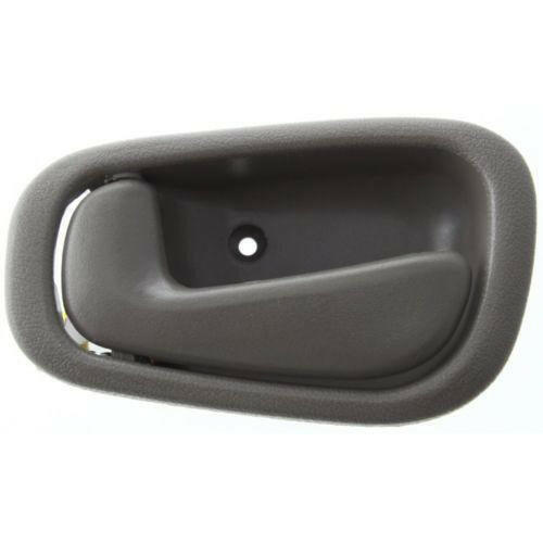 1998-2002 Geo Prizm Rear Door Handle LH, Gray, Manual Lock, w/o Lock Hole.
