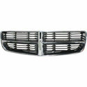 2006-2010 Dodge Charger Grille, Chrome Shell/Dark Gray (CAPA).