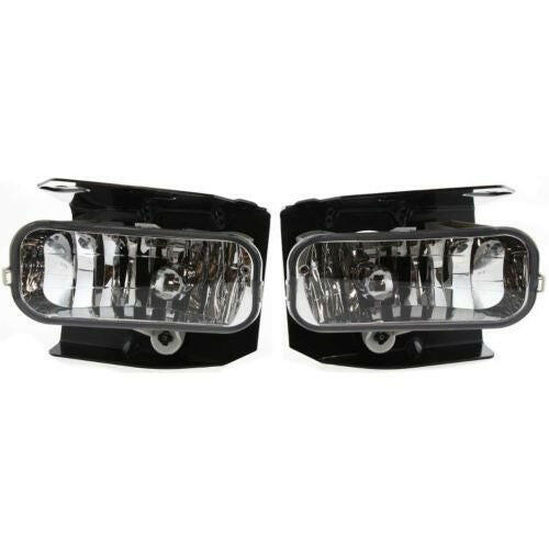 1999-2004 Ford F-150 Pickup Crystal Clear Fog Lamp, Assembly, Set Of 2.