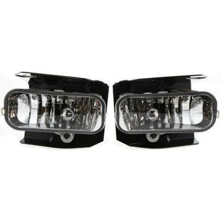1999-2004 Ford F-150 Pickup Crystal Clear Fog Lamp, Assembly, Set Of 2.