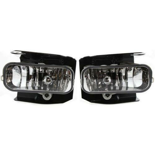 1999-2004 Ford F-250 Pickup Crystal Clear Fog Lamp, Assembly, Set Of 2.
