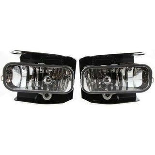 1999-2004 Ford F-250 Pickup Crystal Clear Fog Lamp, Assembly, Set Of 2.