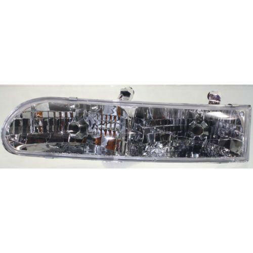 1994-1995 Ford Taurus Head Light LH, Assembly, LX/SEs, Except SHO.