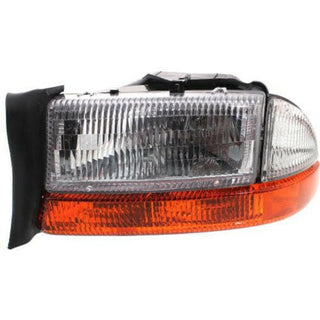1998 Dodge Durango Head Light LH, Assembly, Halogen.