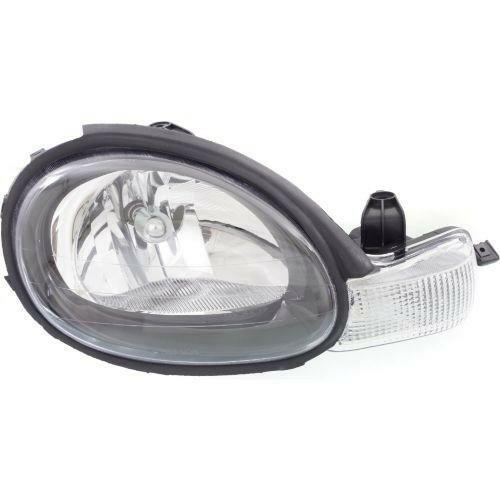 2000-2005 Dodge Neon Head Light RH, Assembly, Halogen, Black Interior.