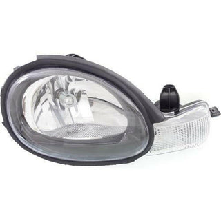 2000-2005 Dodge Neon Head Light RH, Assembly, Halogen, Black Interior.