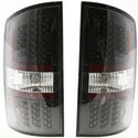 2002-2006 Dodge Full Size Pickup Led Clear Tail Lamp, Assy, Set, Clear Lens.