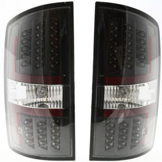 2002-2006 Dodge Full Size Pickup Led Clear Tail Lamp, Assy, Set, Clear Lens - Classic 2 Current Fabrication