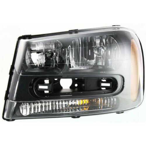 2002-2009 Chevy Trailblazer Head Light LH, Composite, Assembly, Halogen.