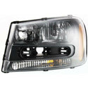 2002-2009 Chevy Trailblazer Head Light LH, Composite, Assembly, Halogen.