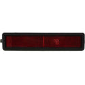 1984-1987 BMW 325e Rear Side Marker Lamp RH=LH, Red Lens.