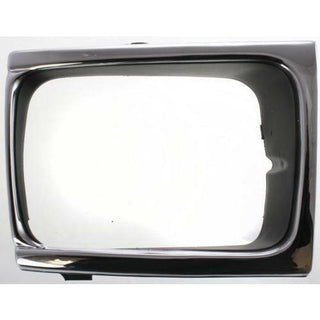 1992-1995 Toyota Pickup Headlight Door LH, 4wd, Chrome/black.