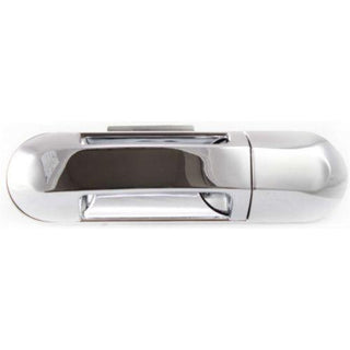 2002-2010 Mercury Mountaineer Rear Door Handle LH, Outside, All Chrome, w/o Keyhole.