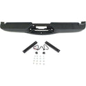 1999-2007 F-250 Pickup Step Bumper, Assy, Black, Steel, W/o Rear Object Sensor.