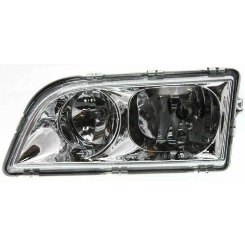 2000-2004 Volvo S40 Head Light LH, Assembly, Chrome Interior.