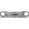 1991-1993 GMC Sonoma Grille, Chrome Shell/gray Insert.