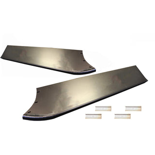 1939-1941 Plymouth 1/2 Ton Pickup Smooth Running Board Set W/ Adapters - Classic 2 Current Fabrication