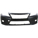 2013-2015 Lexus ES350 Front Bumper Cover, Primed, w/o Parking Sensors-CAPA.
