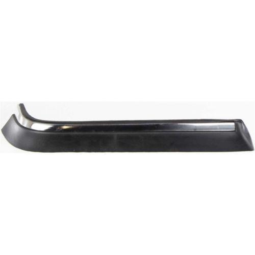 1986-1989 Volvo 244 Rear Bumper Molding RH, Outer, Chrome/Black, Sedan.