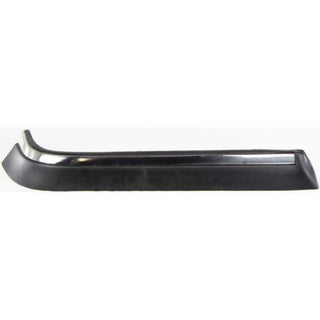 1986-1989 Volvo 244 Rear Bumper Molding RH, Outer, Chrome/Black, Sedan.