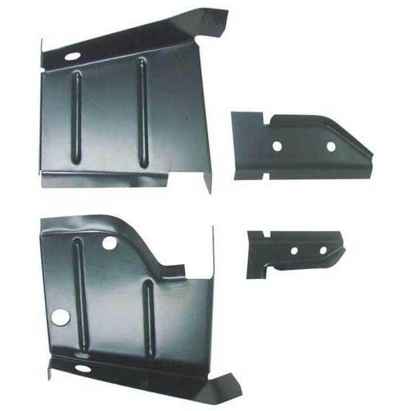 1968-1970 Dodge Coronet B-Body Rocker to Frame Lower Splash Shield Set.