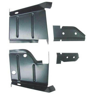1968-1970 Plymouth GTX B-Body Rocker to Frame Lower Splash Shield Set.