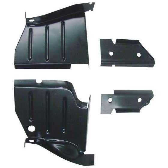 1970-1974 Plymouth Barracuda E-Body Rocker to Lower Splash Shield Set.