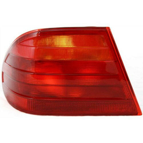 1996-1999 Mercedes-Benz E-Class Tail Lamp LH, Outer, Lens/Housing, Exc Wagon.