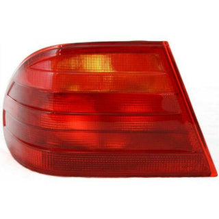 1996-1999 Mercedes-Benz E-Class Tail Lamp LH, Outer, Lens/Housing, Exc Wagon.