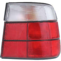1989-1995 BMW 5 Tail Lamp RH, Outer, Assembly, Clear & Red Lens, Sedan.