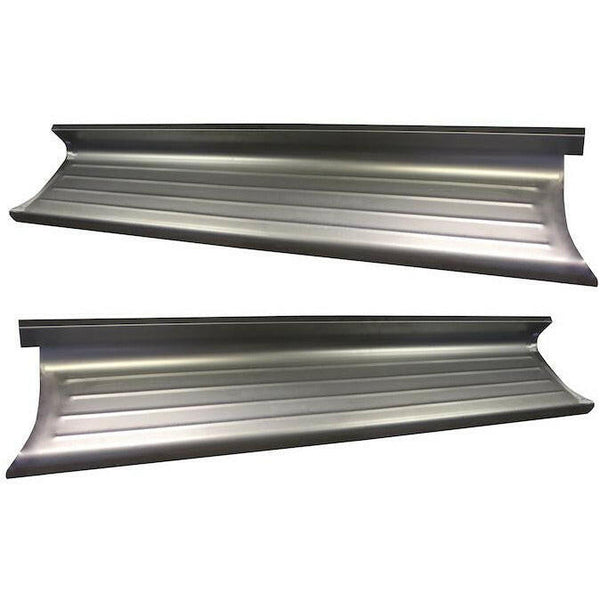 1948-1952 Ford F1 Ribbed Running Board Set w/Underside Braces.