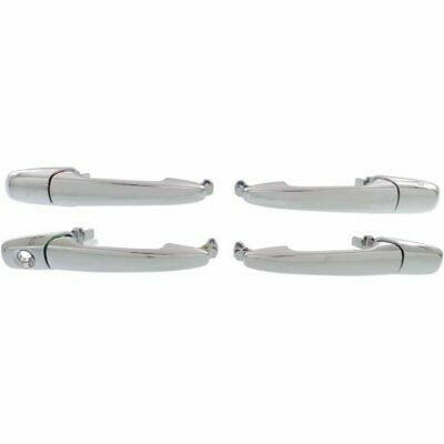 2006-2012 Ford Fusion Front Door Handle Set, Set Of 4, All Chrome.