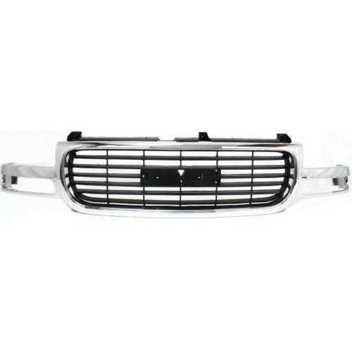 2000-2006 GMC Yukon Grille, Chrome Shell/Black Insert.