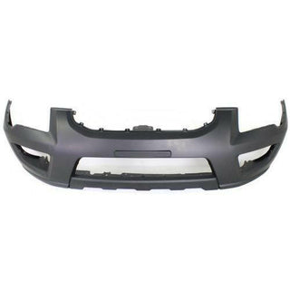 2005-2010 Kia Sportage Front Bumper Cover, Primed, w/o Luxury Pkg..