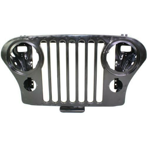 1972-1986 Jeep CJ 5 Grille, Insert, Steel, Black.