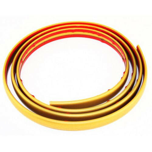 1993-1995 Jeep Grand Cherokee Front Bumper Molding, Gold, Strip, Plastic.