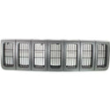 1996-1998 Jeep Grand Cherokee Grille, Black/Dark Argent.