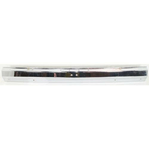 1984-1990 Jeep Cherokee Rear Bumper, Face Bar, Chrome, w/Tire Mount Holes.