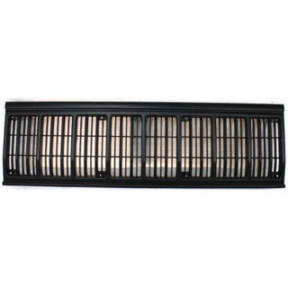 1991-1996 Jeep Cherokee Grille, Painted-Black, Plastic - Classic 2 Current Fabrication
