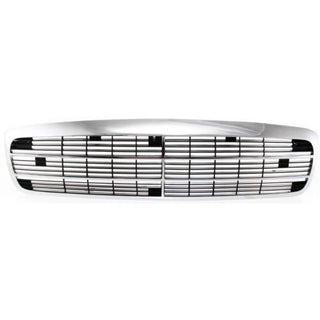 1993-1996 Buick Regal Grille, Chrome Shell/Black - Classic 2 Current Fabrication