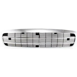 1993-1996 Buick Regal Grille, Chrome Shell/Black.