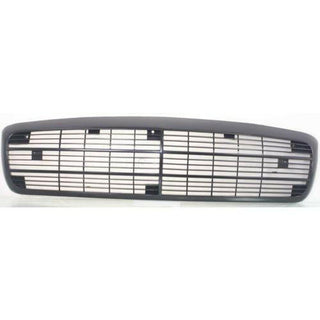 1993-1996 Buick Regal Grille, Painted-Black, Sedan.