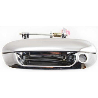 2002-2009 Chevy Trailblazer Front Door Handle LH, All Chrome, w/Keyhole - Classic 2 Current Fabrication