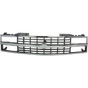 1988-1993 GMC Pickup Grille, Chrome Shell/argent - Classic 2 Current Fabrication