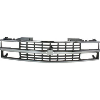 1988-1993 GMC Pickup Grille, Chrome Shell/argent - Classic 2 Current Fabrication